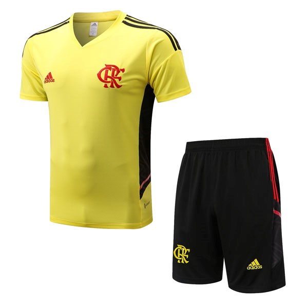 Trainingsshirt Flamengo Komplett-Set 2022-2023 Gelb